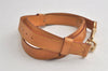 Authentic Louis Vuitton Leather Shoulder Strap Beige 40.2-47.4" LV 6299K