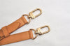 Authentic Louis Vuitton Leather Shoulder Strap Beige 40.2-47.4" LV 6299K