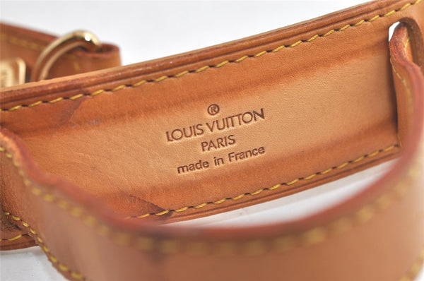 Authentic Louis Vuitton Leather Shoulder Strap Beige 40.2-47.4" LV 6299K