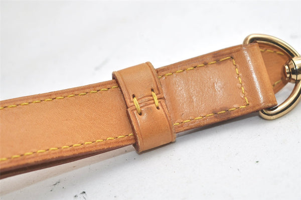 Authentic Louis Vuitton Leather Shoulder Strap Beige 40.2-47.4" LV 6299K