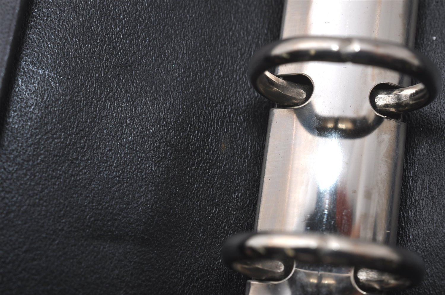 Authentic GUCCI Jackie Agenda Notebook Cover Purse GG Canvas Leather Black 6301I