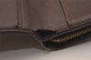 Authentic Louis Vuitton Damier Compact Zip Bifold Wallet Purse N61668 LV 6302J