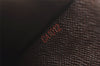 Authentic Louis Vuitton Damier Compact Zip Bifold Wallet Purse N61668 LV 6302J