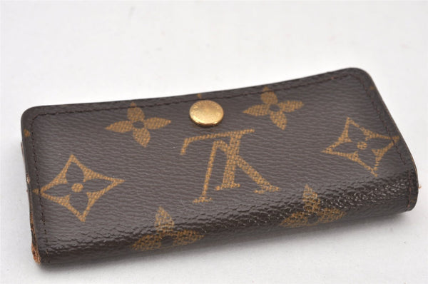 Authentic Louis Vuitton Monogram Multicles 4 Four Hooks Key Case M62631 LV 6302K