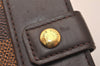 Authentic Louis Vuitton Damier Compact Zip Bifold Wallet Purse N61668 LV 6303J