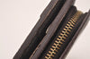 Authentic Louis Vuitton Damier Compact Zip Bifold Wallet Purse N61668 LV 6303J