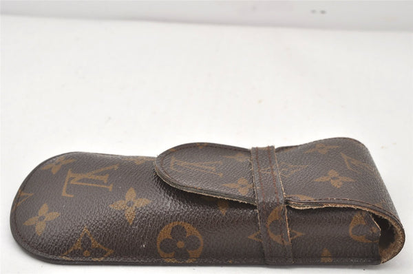 Authentic Louis Vuitton Monogram Etui Lunette Rabat Glasses Case M62970 LV 6303K