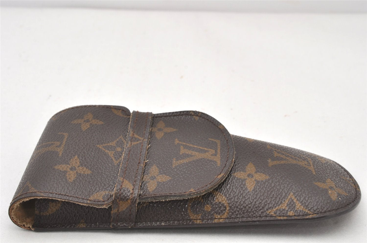 Authentic Louis Vuitton Monogram Etui Lunette Rabat Glasses Case M62970 LV 6303K