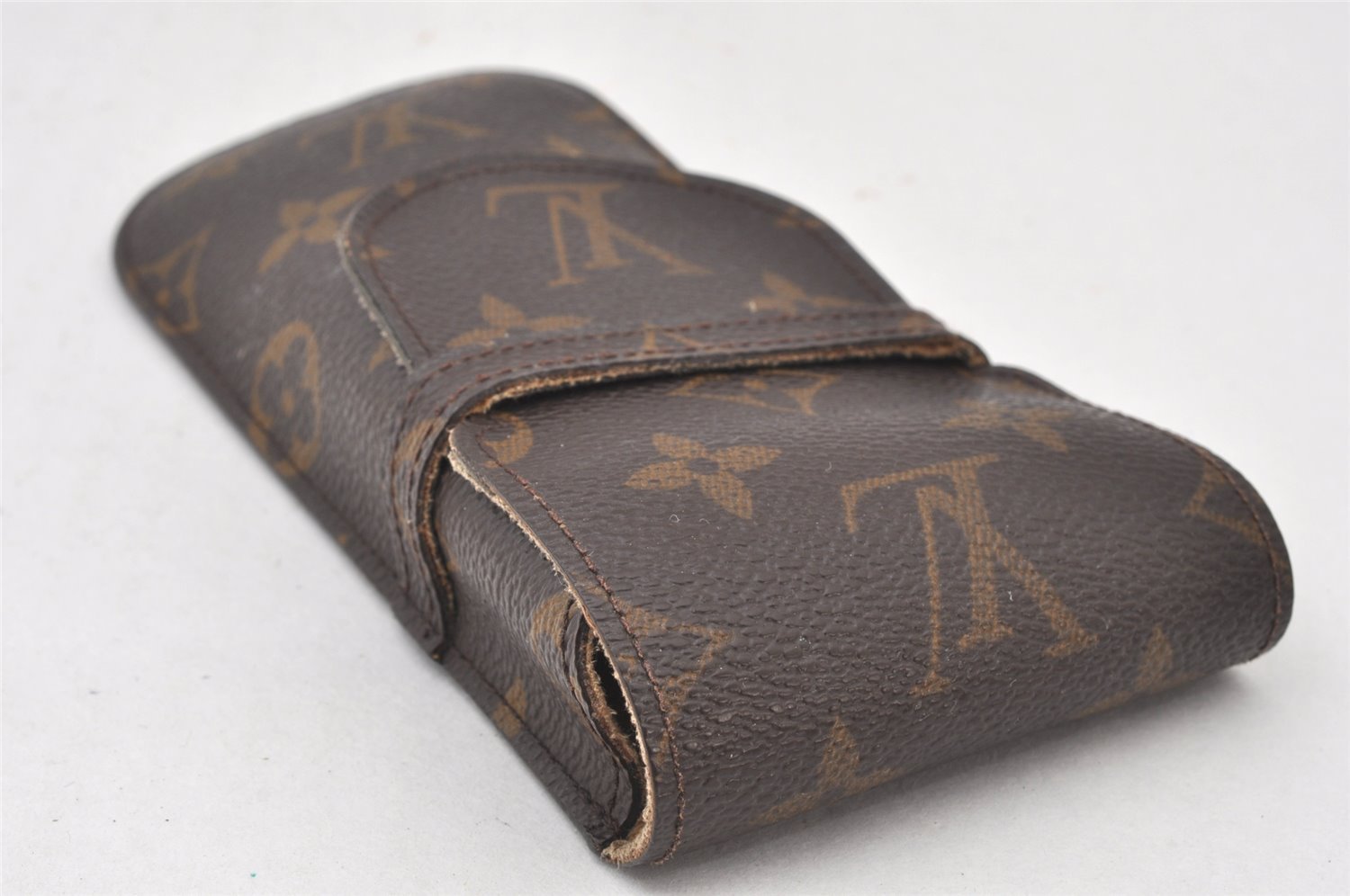 Authentic Louis Vuitton Monogram Etui Lunette Rabat Glasses Case M62970 LV 6303K