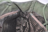 Authentic PRADA Vintage Nylon Tessuto Leather Shoulder Bag Green 6304I