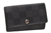 Authentic Louis Vuitton Damier Graphite Multicles 6 Key Case M62662 LV 6304J