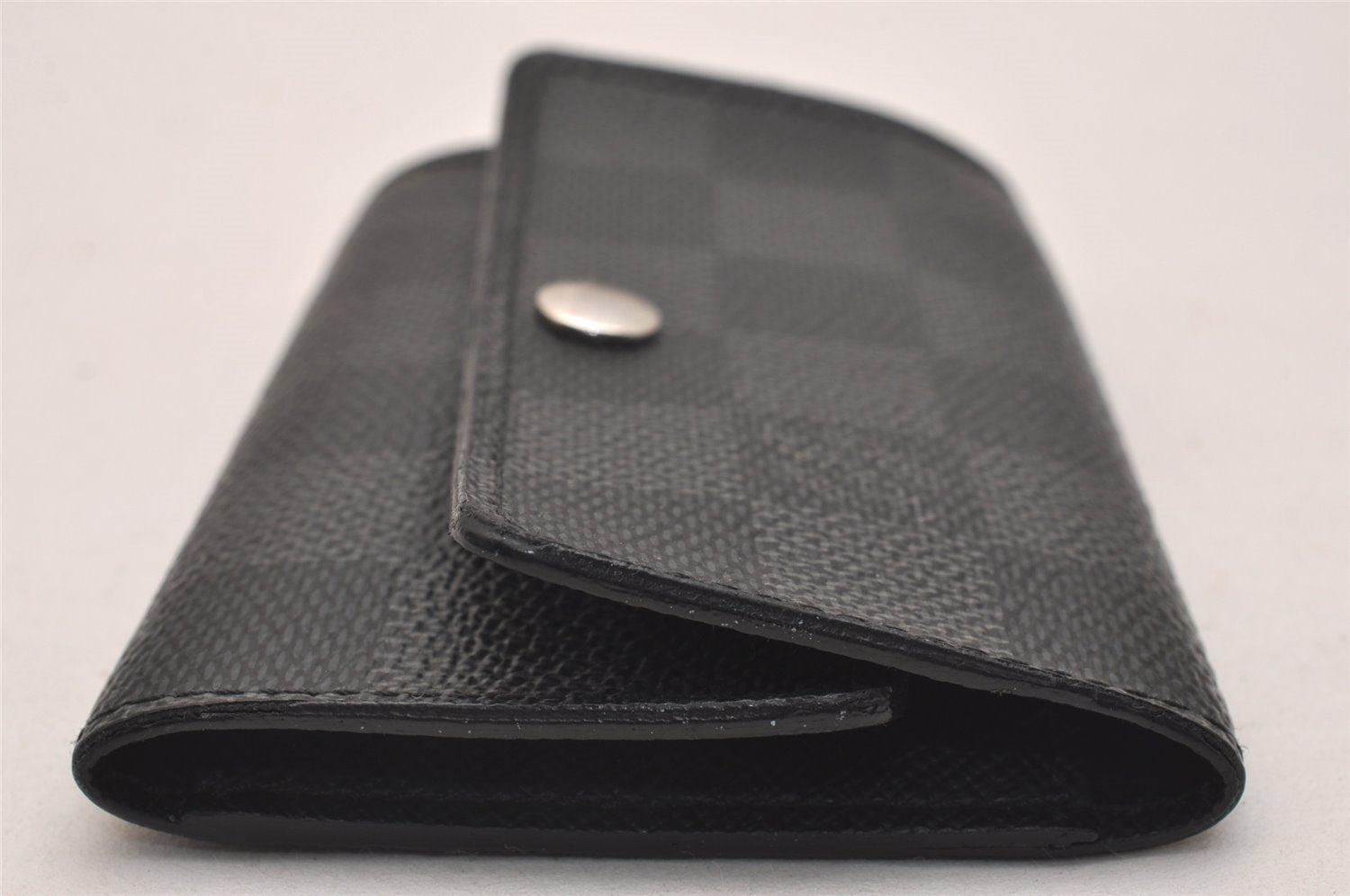 Authentic Louis Vuitton Damier Graphite Multicles 6 Key Case M62662 LV 6304J