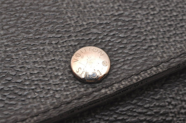 Authentic Louis Vuitton Damier Graphite Multicles 6 Key Case M62662 LV 6304J