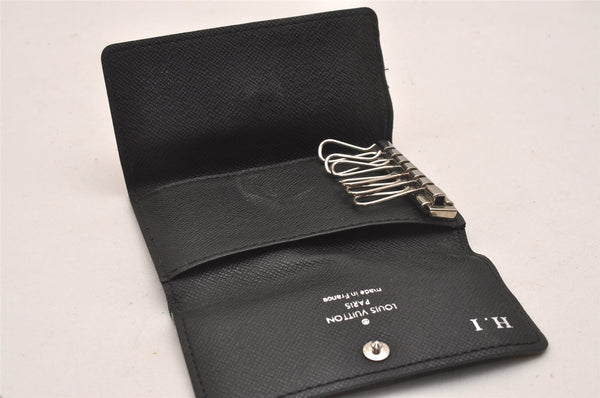 Authentic Louis Vuitton Damier Graphite Multicles 6 Key Case M62662 LV 6304J