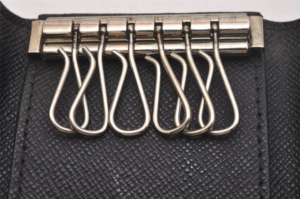 Authentic Louis Vuitton Damier Graphite Multicles 6 Key Case M62662 LV 6304J