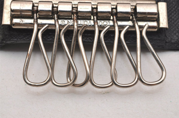 Authentic Louis Vuitton Damier Graphite Multicles 6 Key Case M62662 LV 6304J