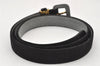 Authentic Christian Dior Belt Suede Size 79.5-84.5cm 31.3-33.3" Black CD 6306K