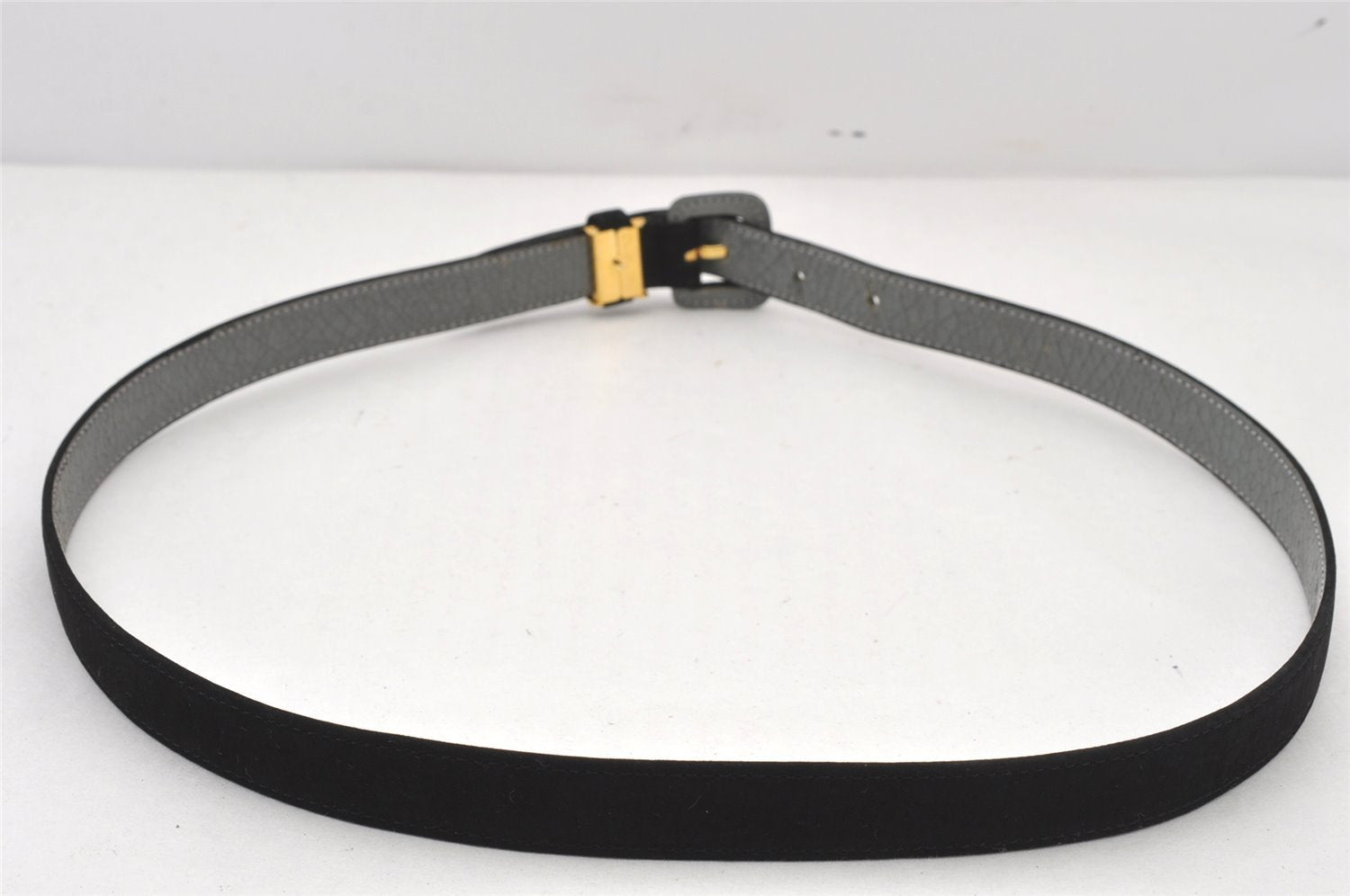 Authentic Christian Dior Belt Suede Size 79.5-84.5cm 31.3-33.3