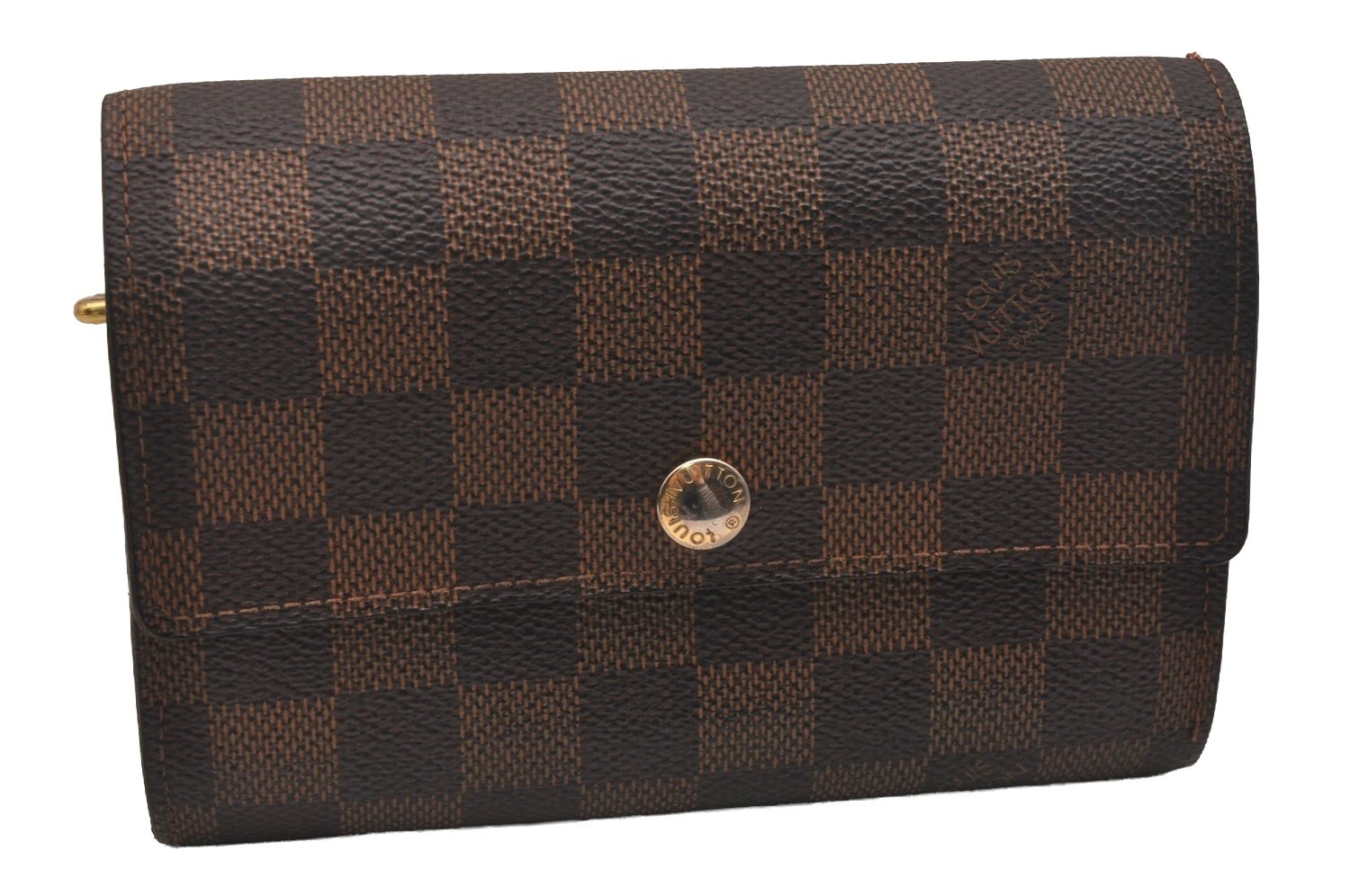 Authentic Louis Vuitton Damier Portefeuille Alexandra Wallet N63067 LV 6307J