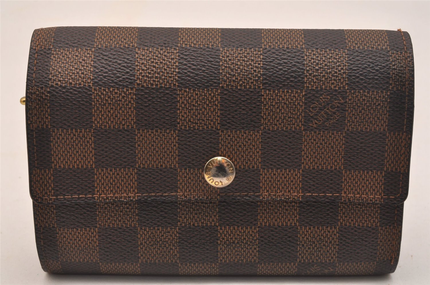 Authentic Louis Vuitton Damier Portefeuille Alexandra Wallet N63067 LV 6307J