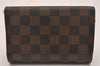 Authentic Louis Vuitton Damier Portefeuille Alexandra Wallet N63067 LV 6307J