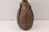 Authentic PRADA Vintage Leather 2Way Shoulder Tote Bag Brown 6308K