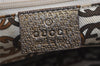 Authentic GUCCI Princy Ribbon Shoulder Hand Bag GG Canvas Leather Beige 6309J