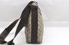 Authentic GUCCI Hand Shoulder Cross Body Bag GG PVC Canvas 122373 Brown 6310J
