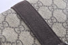Authentic GUCCI Hand Shoulder Cross Body Bag GG PVC Canvas 122373 Brown 6310J