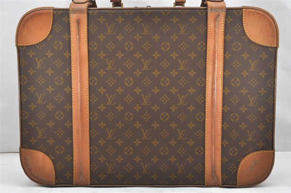 Auth Louis Vuitton Monogram Stratos 60 Trunk Case Travel Bag Old Model LV 6310K