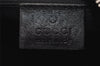 Authentic GUCCI Vintage Shoulder Bag Purse Leather 0013812 Black 6311I