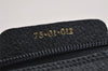 Authentic GUCCI Sherry Line Clutch Hand Bag Purse GG PVC Leather Navy Blue 6311J