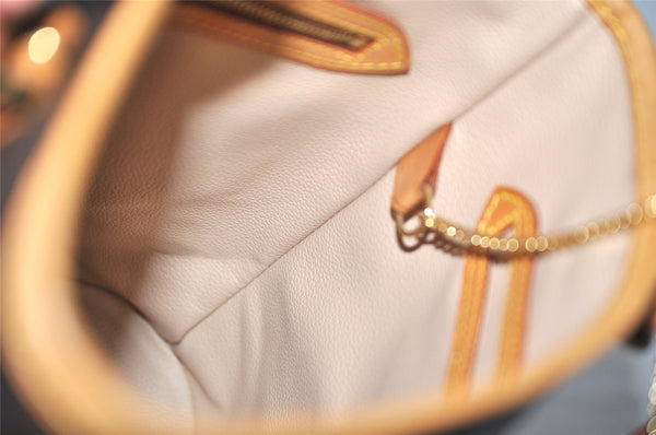 Authentic Louis Vuitton Monogram Bucket PM Shoulder Tote Bag M42238 Junk 6311K