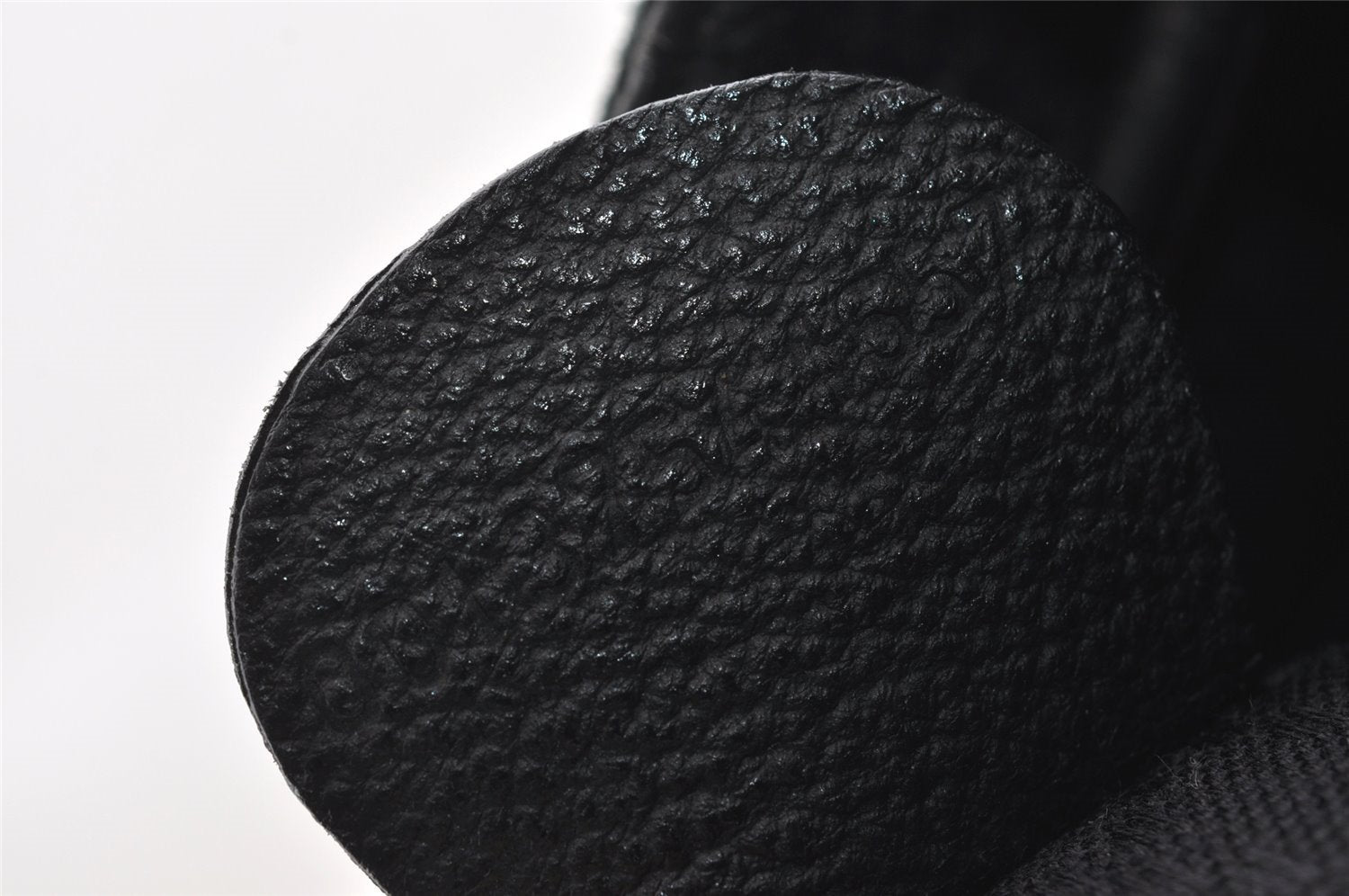 Authentic GUCCI Bamboo Drawstring Hand Bag Purse Suede Leather Black 6312J