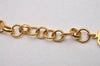 Authentic Christian Dior Vintage Gold Tone Chain Pendant Necklace CD 6315I