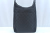 Authentic GUCCI Shoulder Hand Bag Purse GG Canvas Leather 0190537 Black 6315J
