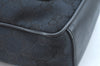 Authentic GUCCI Shoulder Hand Bag Purse GG Canvas Leather 0190537 Black 6315J