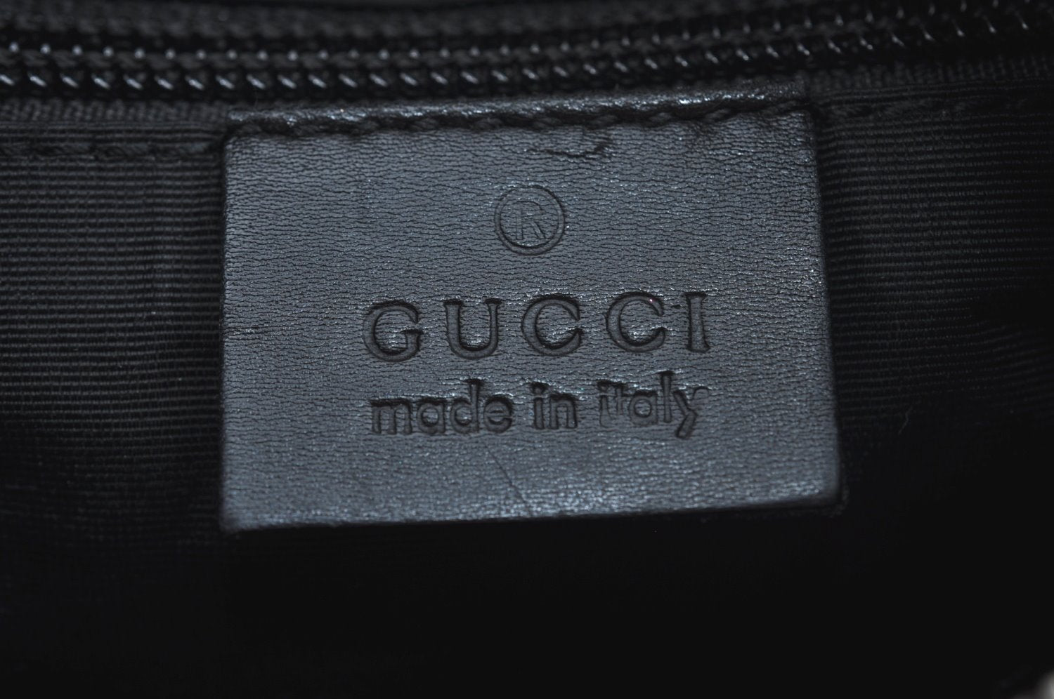 Authentic GUCCI Shoulder Hand Bag Purse GG Canvas Leather 0190537 Black 6315J