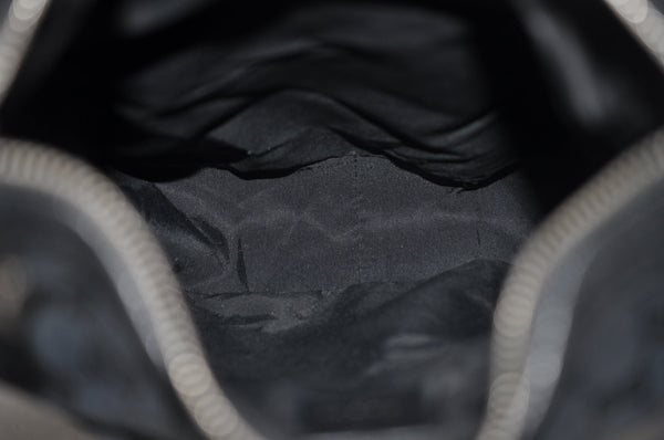 Authentic GUCCI Shoulder Hand Bag Purse GG Canvas Leather 0190537 Black 6315J