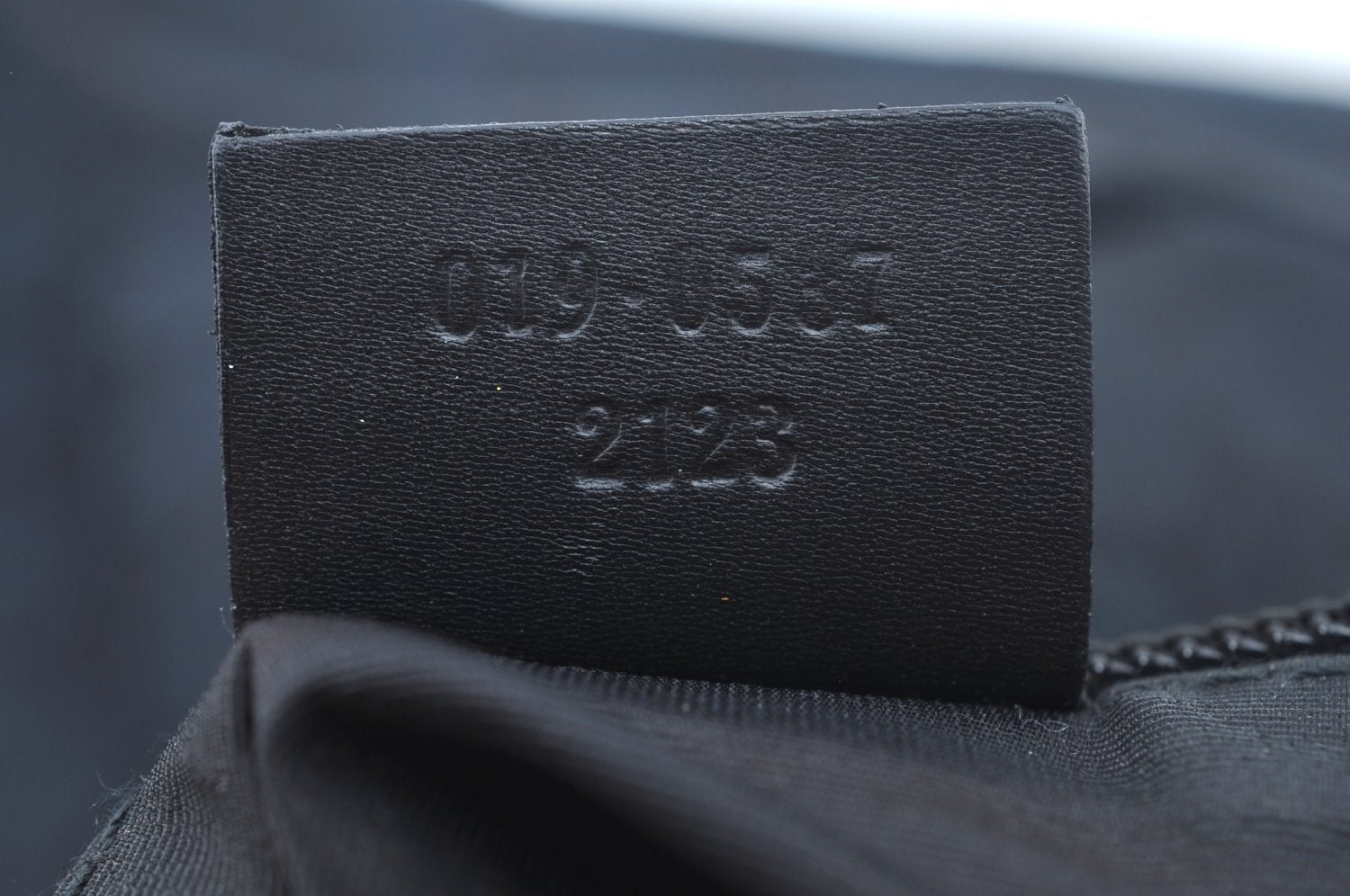 Authentic GUCCI Shoulder Hand Bag Purse GG Canvas Leather 0190537 Black 6315J