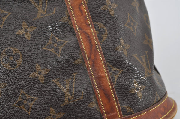 Authentic Louis Vuitton Monogram Bucket GM Shoulder Tote Bag M42236 Junk 6316I