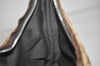 Authentic GUCCI Shoulder Hand Bag Purse GG Canvas Leather 0000602 Brown 6316J
