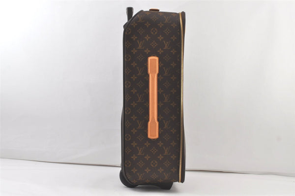 Authentic Louis Vuitton Monogram Pegase 55 Travel Suitcase M23294 LV 6316K