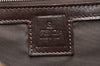 Authentic FENDI Zucca Mamma Baguette Shoulder Bag Canvas Leather Brown 6319I