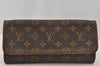 Authentic Louis Vuitton Monogram Pochette Twin GM Shoulder Bag M51852 LV 6319J