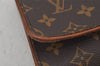 Authentic Louis Vuitton Monogram Pochette Twin GM Shoulder Bag M51852 LV 6319J