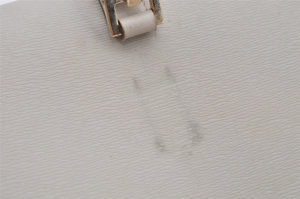 Authentic GUCCI Jackie Shoulder Hand Bag Purse Leather 0021067 Light Gray 6320I