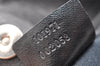 Authentic GUCCI Horsebit Shoulder Tote Bag GG Canvas Leather 101971 Black 6321I