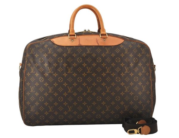 Authentic Louis Vuitton Monogram Alize 2 Poches 2 Way Travel Bag M41392 LV 6321K