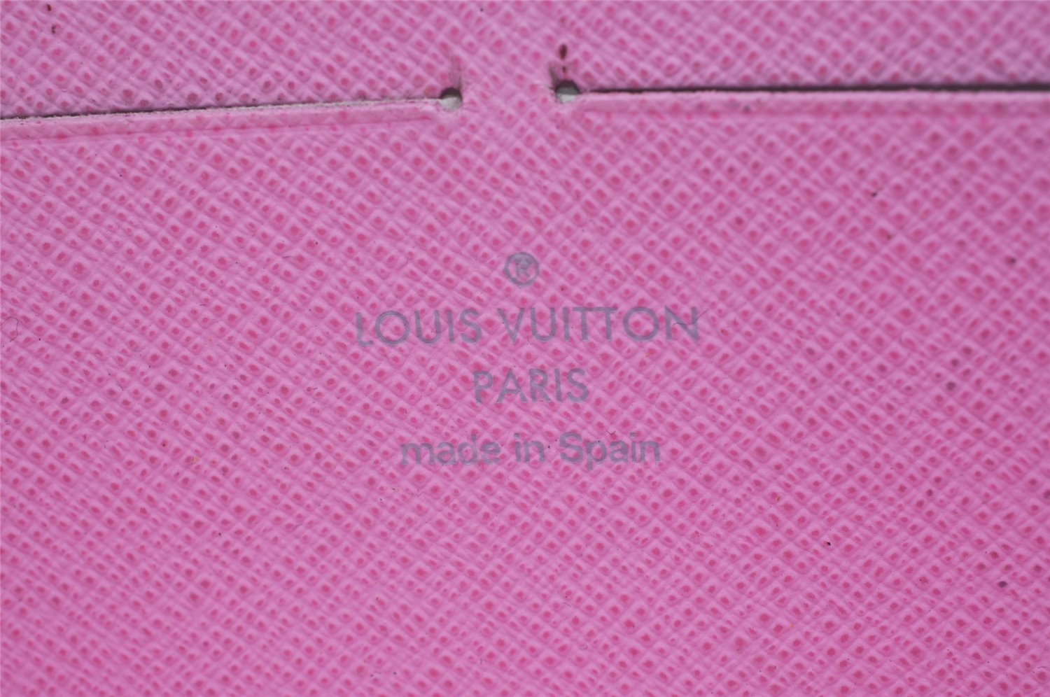 Authentic Louis Vuitton Monogram Multicolor Zippy Wallet White M60241 Pink 6322I